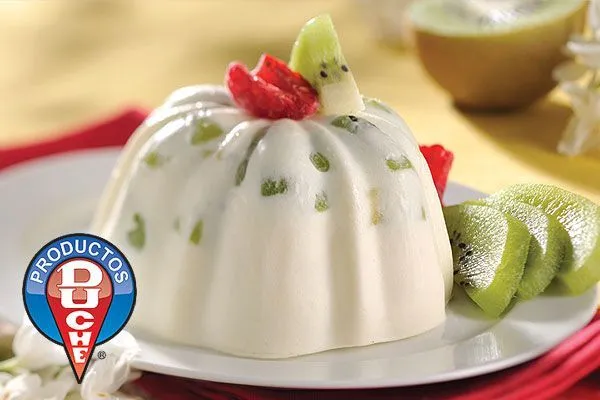 Gelatina de Yogurt con Kiwi | POSTRES HELADOS | Pinterest