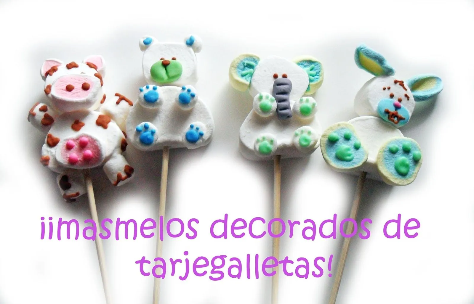 Gelatinas Florales: Masmelos decorados para Baby Showers y Bautizos!!