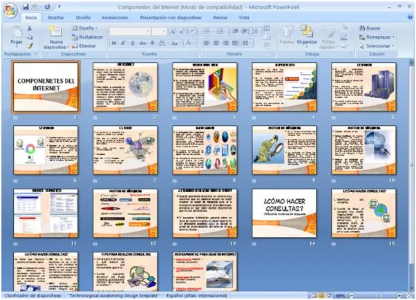 GENERACIÓN NET Y ESCUELA: 4.4.1.3. Creación de una presentación ...