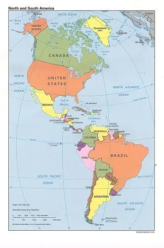 Geografía de América: América política