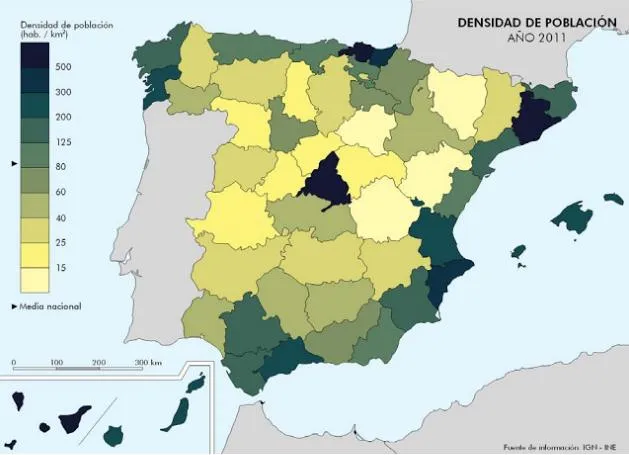 GEOGRAFIA: DISTRIBUCION DE LA POBLACION