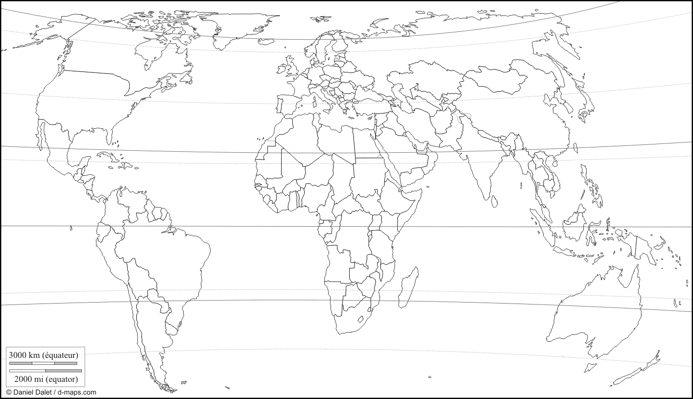 GEOGRAFÍA HUMANA Y ECONÓMICA 5ºH: Planisferio político mudo