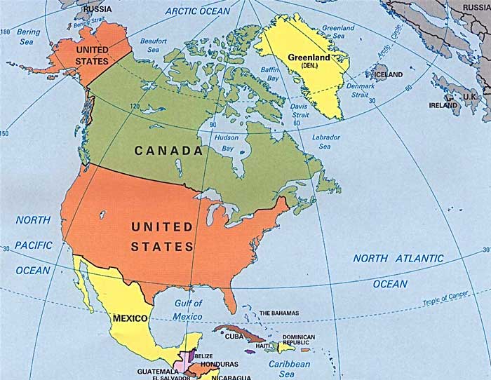 Geografia Turistica III: Subregión de América del Norte