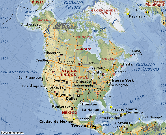 Geografía Turística: Norte América - Centro América