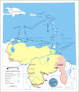 GEOGRAFIA DE VENEZUELA: POSICIÓN GEOGRÁFICA DE VENEZUELA