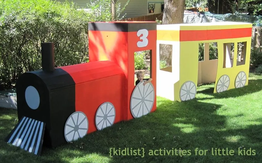 get creative with cardboard boxes - kidlist • activities for kids