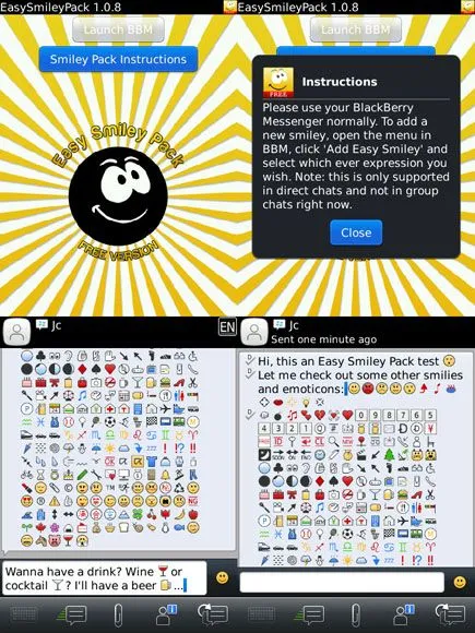 Get more BBM emoticons with Easy Smiley Pack for BBM | CrackBerry.