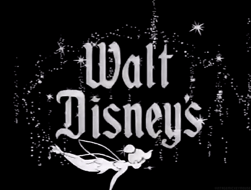 gif Black and White peter pan Walt Disney sweetnovember19