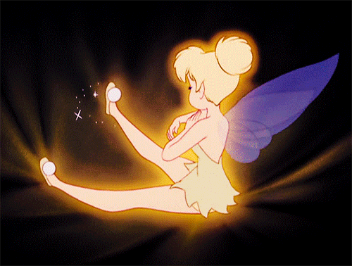 gif gifs cute disney peter pan tinkerbell tinker bell campanita ...