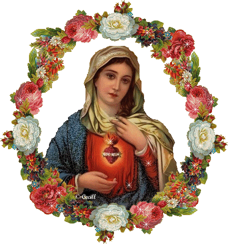Gifs religiosos: Inmaculado Corazón de María