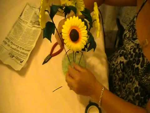 Como Hacer El Girasol Con Goma Eva