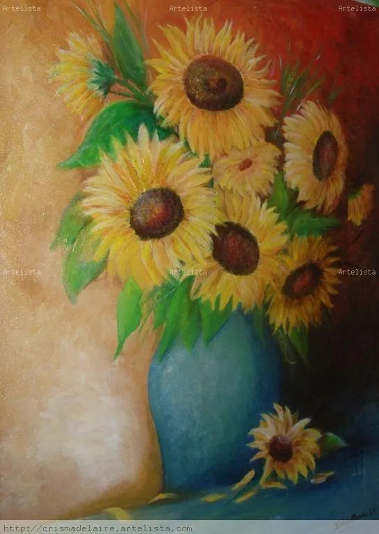 girasoles Cris Madelaire - Artelista.com