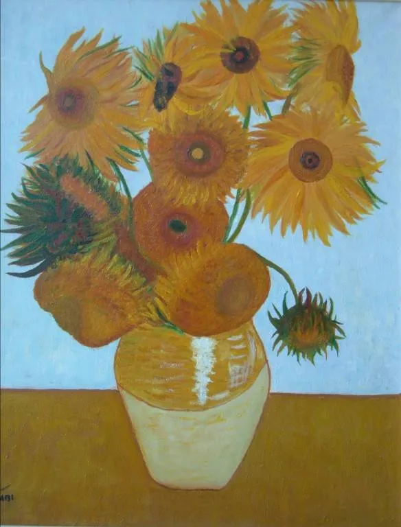 LOS GIRASOLES DE VAN GOGH fabiola baño vives - Artelista.