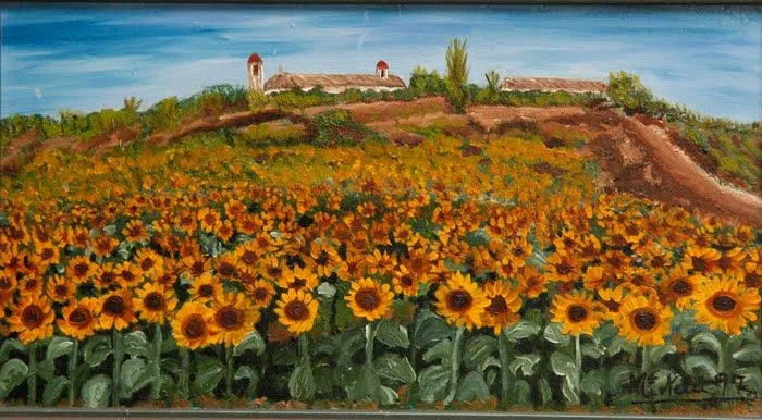 Los Girasoles | Marinela y sus pinturas