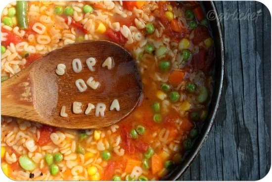 girlichef: Sopa de Letra (Alphabet Soup)