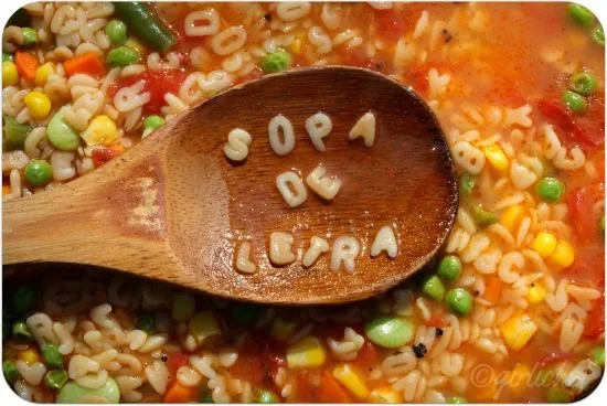 girlichef: Sopa de Letra (Alphabet Soup)