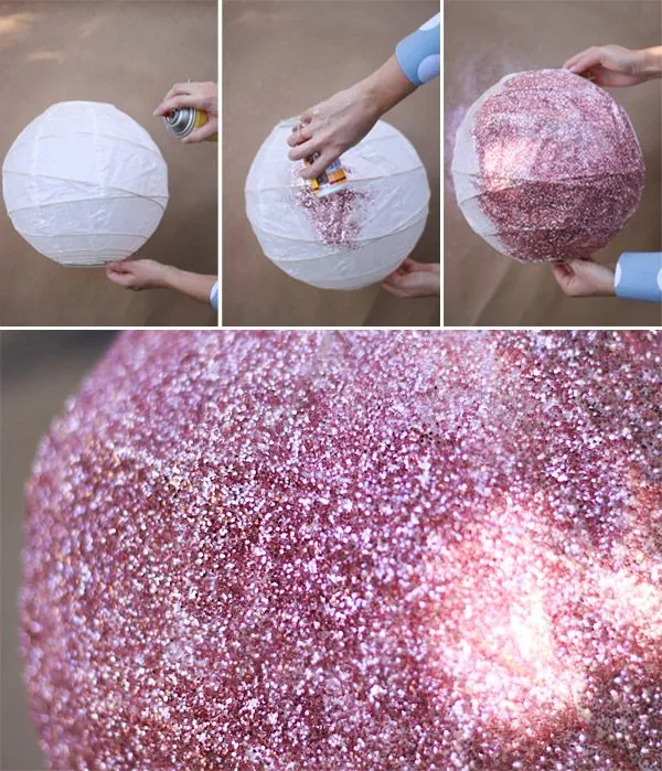 Glitter Disco Ball DIY