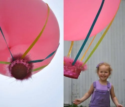 Globo aerostático hecho en casa con tus peques | Fiestas ...