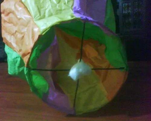 Globo aerostático casero a escala igual a los reales. - Taringa!