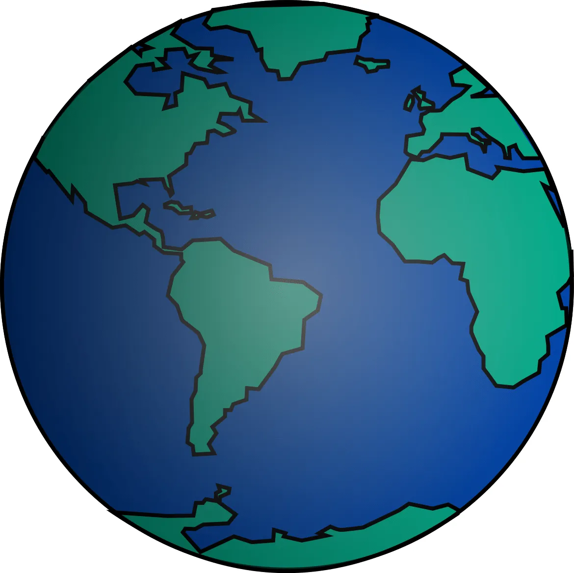 Globo Terraqueo Mundo image - vector clip art online, royalty free ...