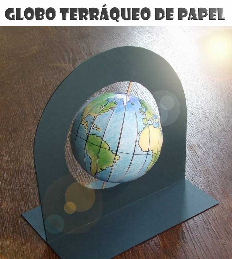 Globo Terraqueo de Papel