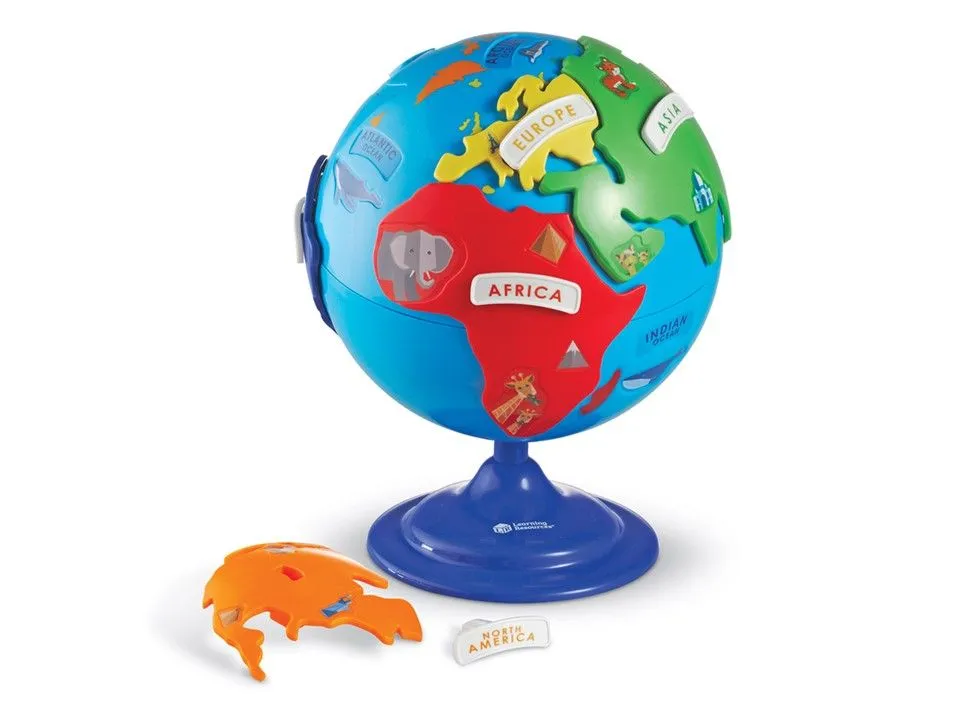 Globo Terráqueo Rompecabezas 14 Piezas – Learning Resources – Juguetes  Didácticos Planetarium