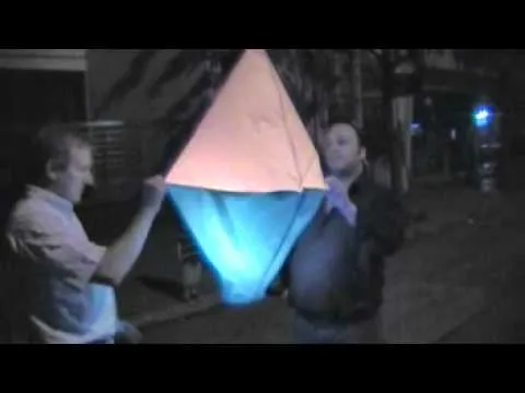 Globos aerostaticos de papel Cordoba Argentina - YouTube