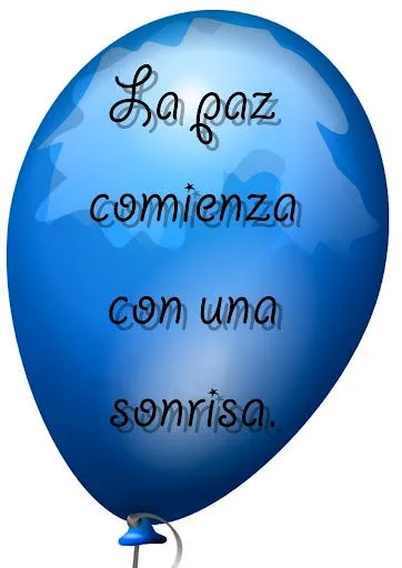 GLOBOS CON BONITOS MENSAJES