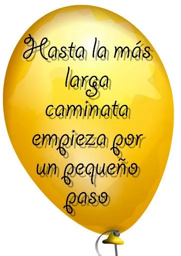 GLOBOS CON BONITOS MENSAJES