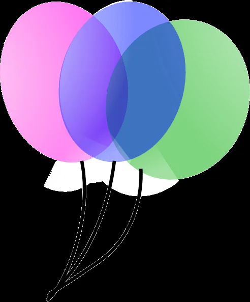 Globos clip art - vector clip art online, royalty free & public domain