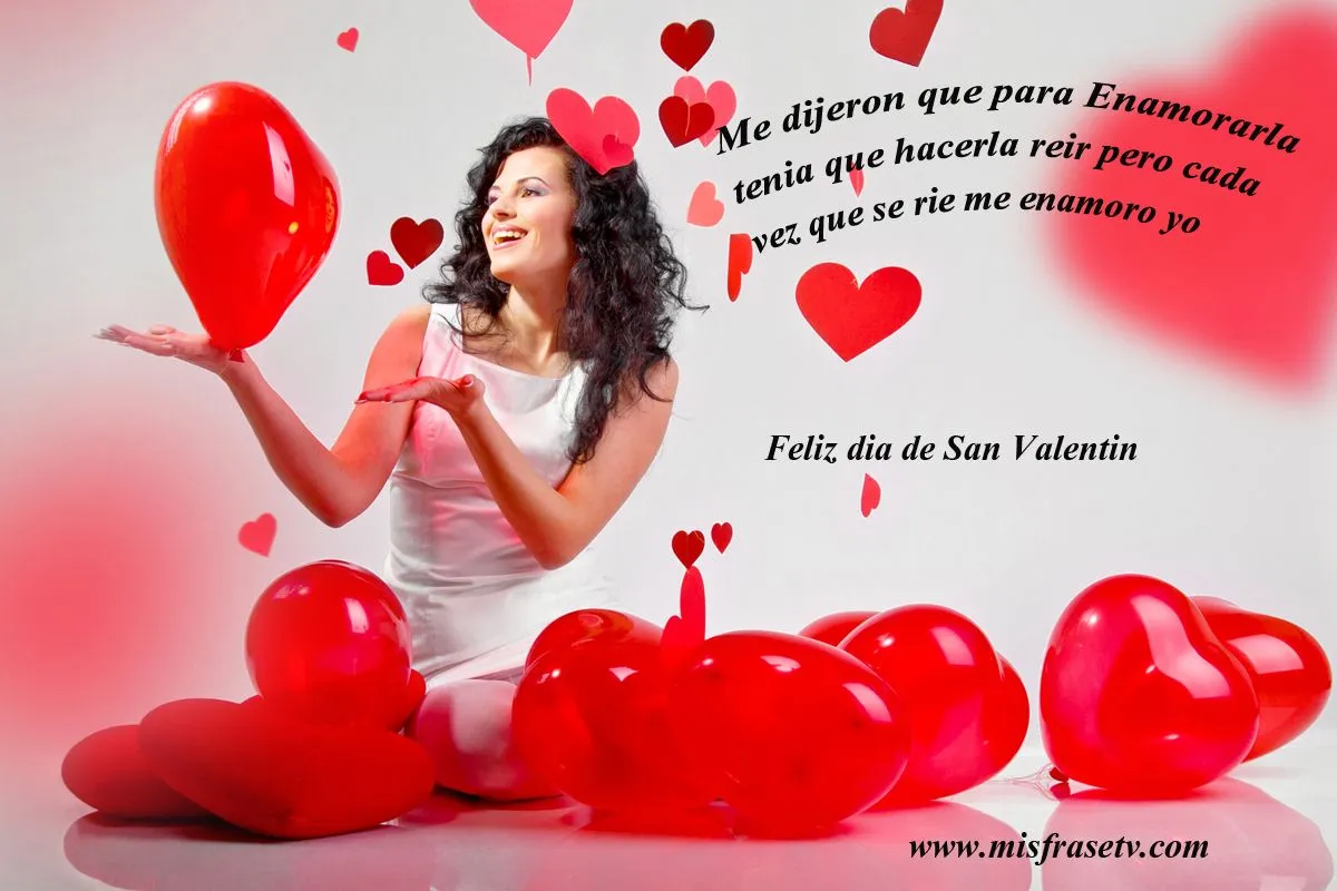 Globos de Corazones con Frases de amor - Feliz dia de San Valentin ...