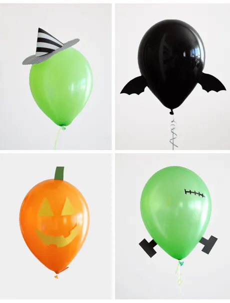 Globos decorados para halloween - Paperblog