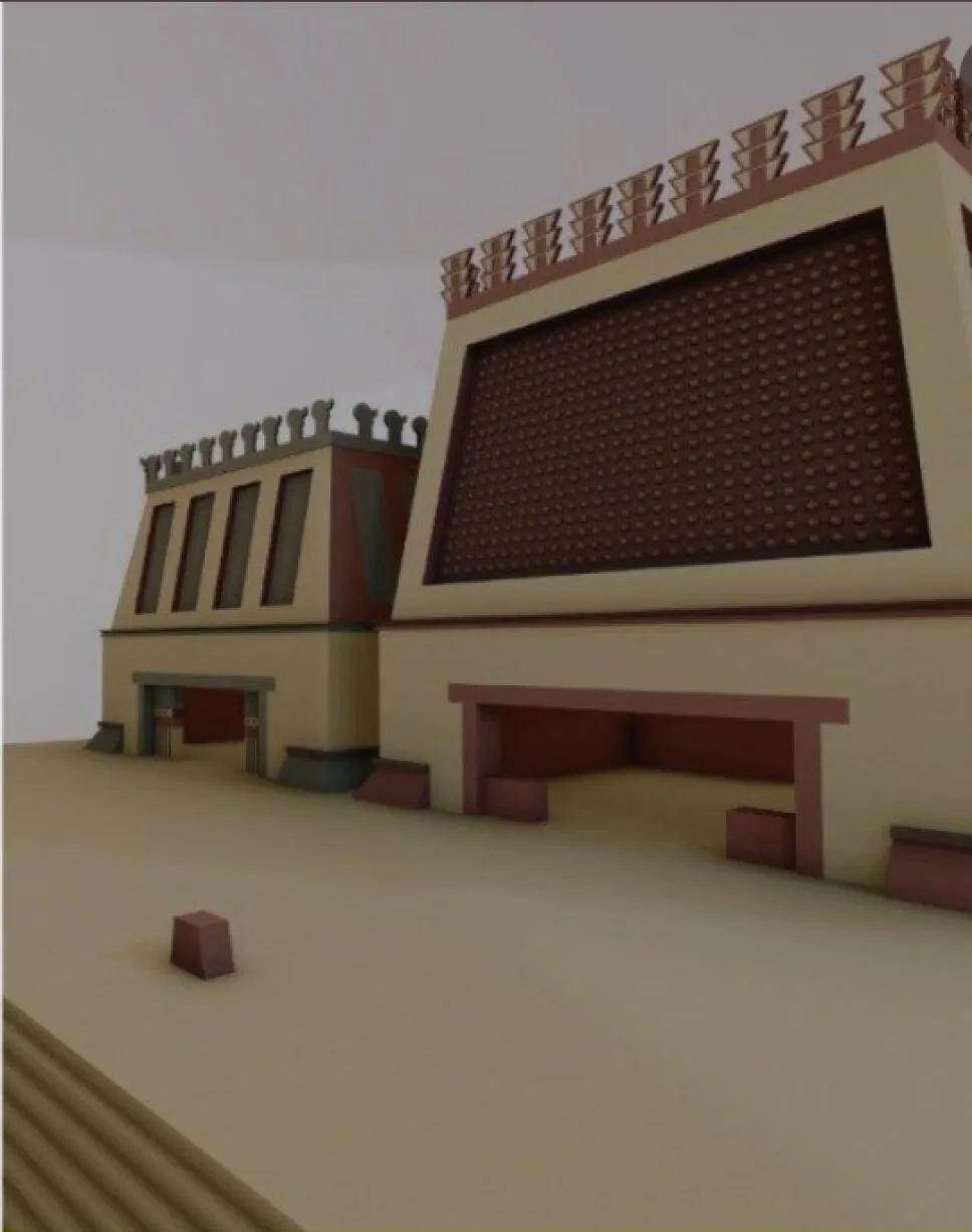 Gob CDMX prepara la maqueta monumental del Gran Teocalli en el Zócalo