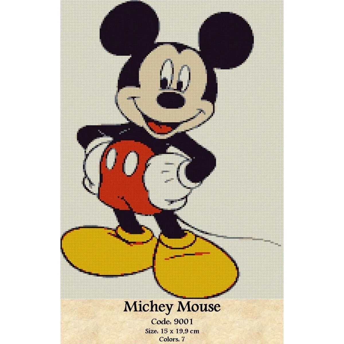 Gobelin Tapestry Set Michey Mouse