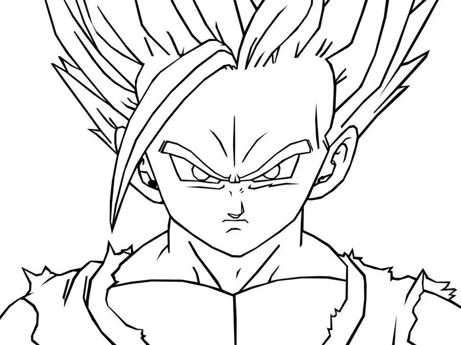 GOHAN SSJ2 NIÑO por sayajin | Dibujando