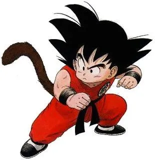 goku un nino que solo queria ser poderoso en una