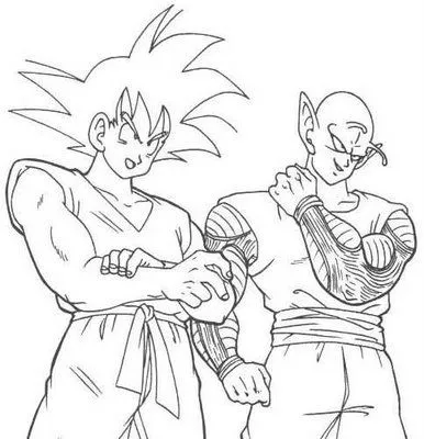 DIBUJOS DE DRAGON BALL Z: DIBUJOS DE DRAGON BALL PARA COLOREAR O ...