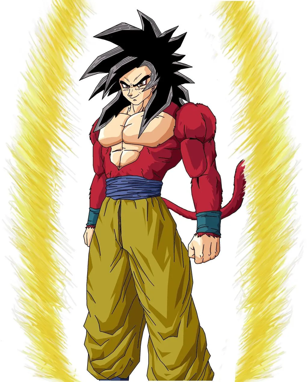 Goku Super Saiyan 4 by ChristopherDbz on DeviantArt