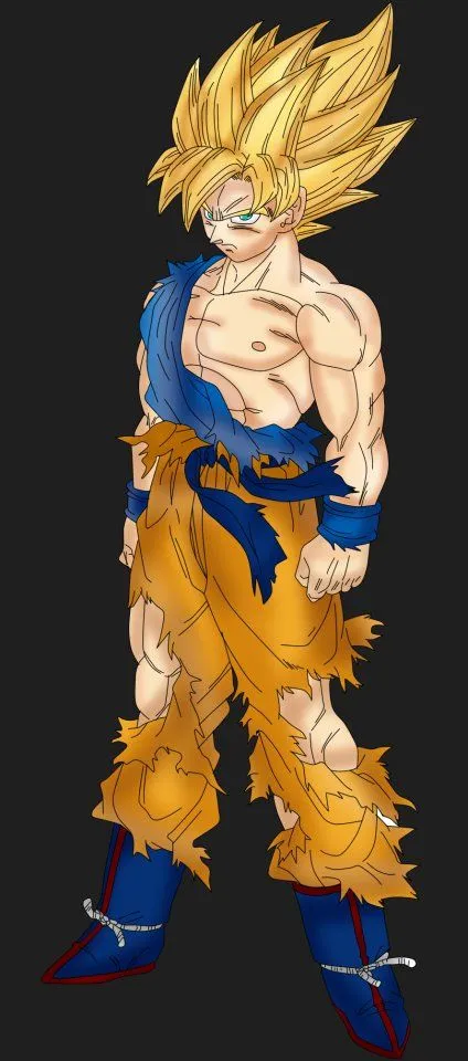 goku super saiyan namek by leonelrest on DeviantArt