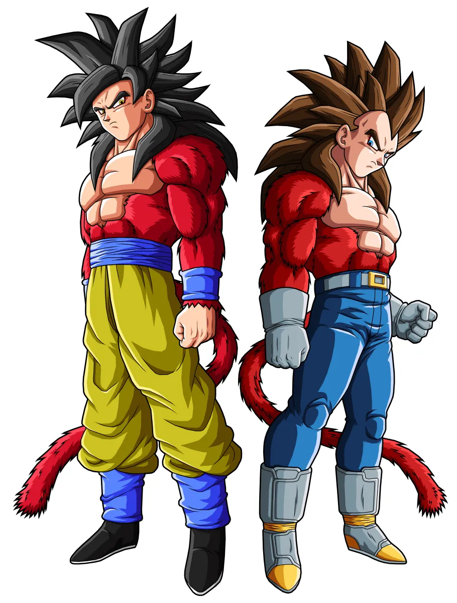 Goku y Vegeta: GOKU Y VEGETA SSJ4