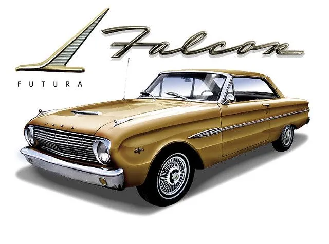 Gold Ford Falcon Painting | Flickr - Photo Sharing!