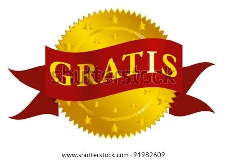 Golden Seal With Gratis Sign On Red Ribbon Stock Vector ...