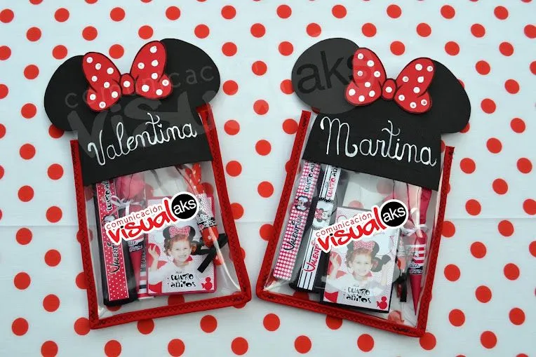 Golosineros Mickey Minnie Kitty Bolsas Transparentes! - $ 30,00 en ...
