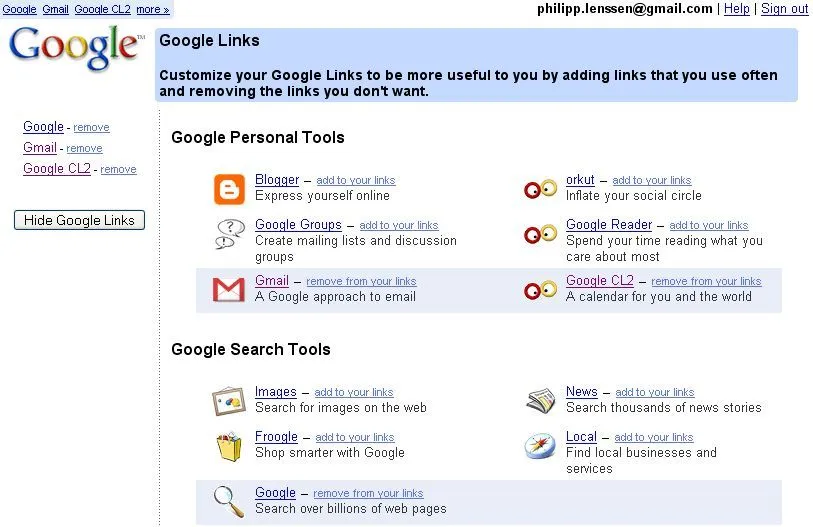 Google CL2 Calendar?