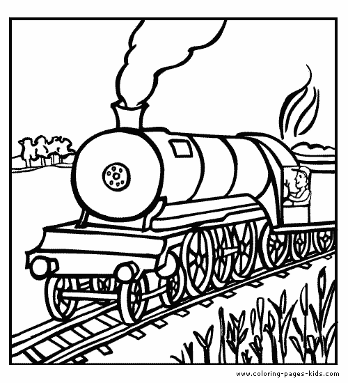 gorgoo.com - Image - vehicle coloring pages for transport of train