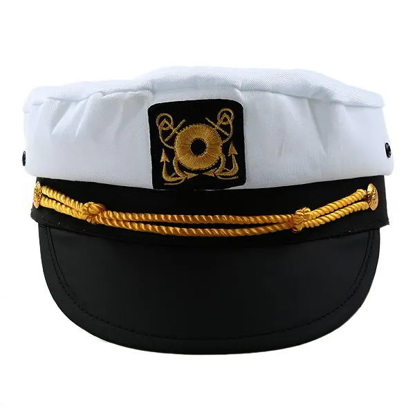 Gorra Capitan Barco Sombrero para Disfraz Marinero Carnaval