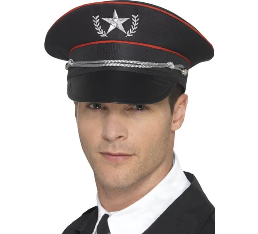 Gorra de Piloto de Avión Negra