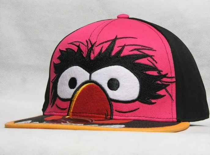 equipado bordado gorra de hip hop con dibujos animados-Gorras ...