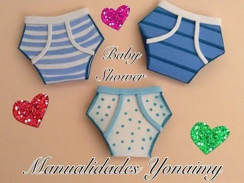 Gorritos de foamy para baby shower - Imagui
