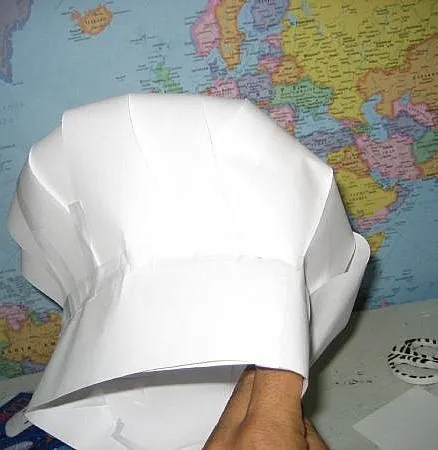 Gorros de chef de papel - Imagui